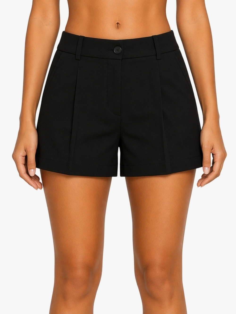 H&M High Waist Black Shorts NWT